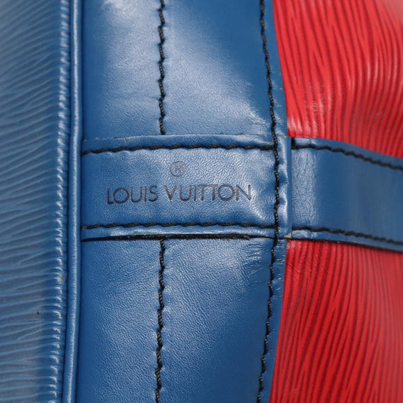 LOUIS VUITTON Epi Noe Shoulder Bag Bicolor Red Blue M44084 LV Auth 131274