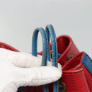 LOUIS VUITTON Epi Noe Shoulder Bag Bicolor Red Blue M44084 LV Auth 131274-10