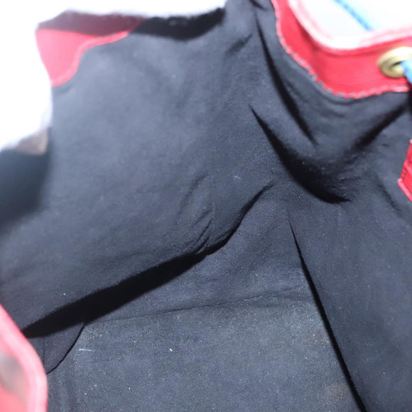 LOUIS VUITTON Epi Noe Shoulder Bag Bicolor Red Blue M44084 LV Auth 131274