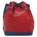 LOUIS VUITTON Epi Noe Shoulder Bag Bicolor Red Blue M44084 LV Auth 131274-13