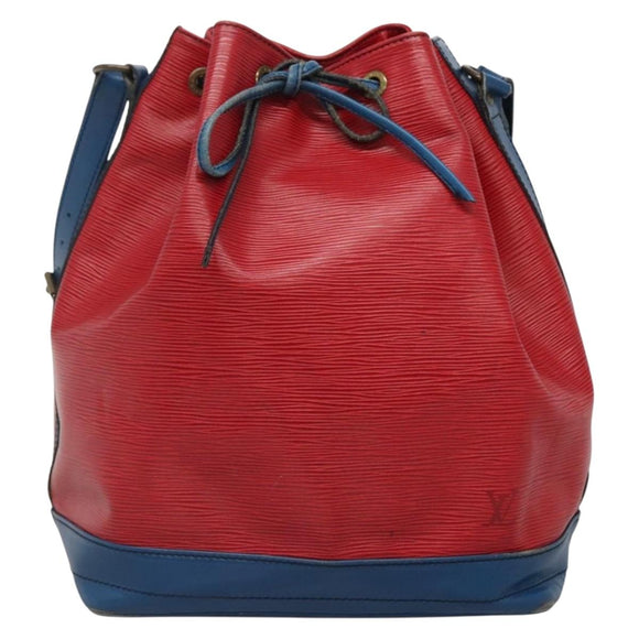 LOUIS VUITTON Epi Noe Shoulder Bag Bicolor Red Blue M44084 LV Auth 131274