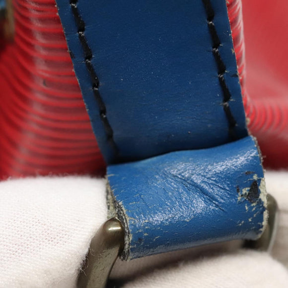 LOUIS VUITTON Epi Noe Shoulder Bag Bicolor Red Blue M44084 LV Auth 131274