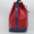 LOUIS VUITTON Epi Noe Shoulder Bag Bicolor Red Blue M44084 LV Auth 131274-3