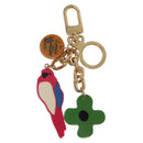 LOUIS VUITTON Porte Cles Jungle Key Holder plastic Pink M66266 LV Auth 131283-2