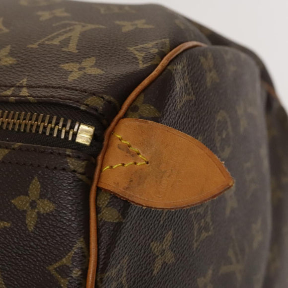 LOUIS VUITTON Monogram Keepall 55 Boston Bag M41424 LV Auth 131290