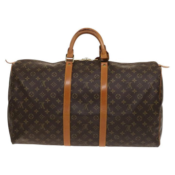 LOUIS VUITTON Monogram Keepall 55 Boston Bag M41424 LV Auth 131290 - 0