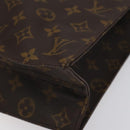 LOUIS VUITTON Monogram Sac Plat Hand Bag M51140 LV Auth 131294-9