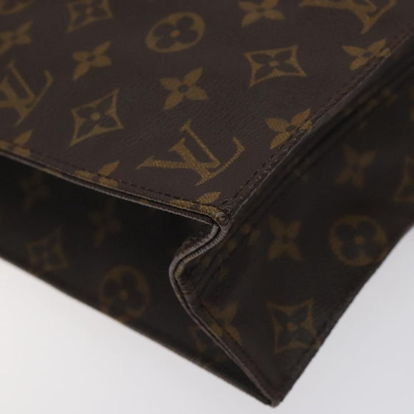 LOUIS VUITTON Monogram Sac Plat Hand Bag M51140 LV Auth 131294