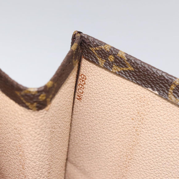 LOUIS VUITTON Monogram Sac Plat Hand Bag M51140 LV Auth 131294