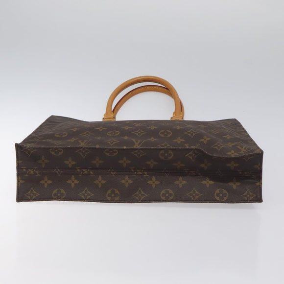 LOUIS VUITTON Monogram Sac Plat Hand Bag M51140 LV Auth 131294
