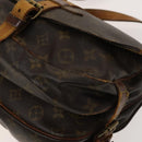 LOUIS VUITTON Monogram Saumur 30 Shoulder Bag M42256 LV Auth 131300-17