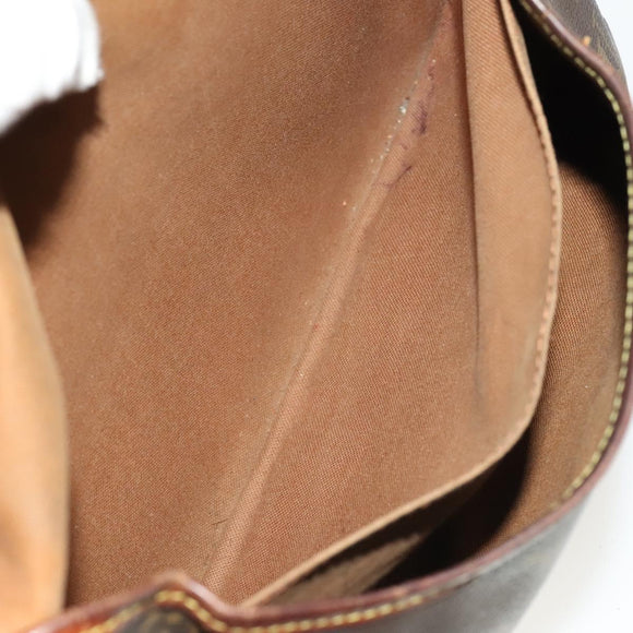 LOUIS VUITTON Monogram Saumur 30 Shoulder Bag M42256 LV Auth 131300