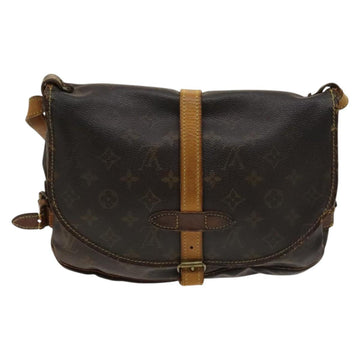 LOUIS VUITTON Monogram Saumur 30 Shoulder Bag M42256 LV Auth 131300 - 0