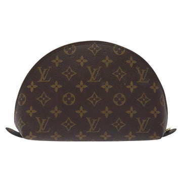 LOUIS VUITTON Monogram Trousse Demi Ronde Cosmetic Pouch M47520 LV Auth 131304 - 0