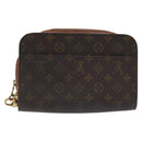 LOUIS VUITTON Monogram Orsay Clutch Bag M51790 LV Auth 131305-2