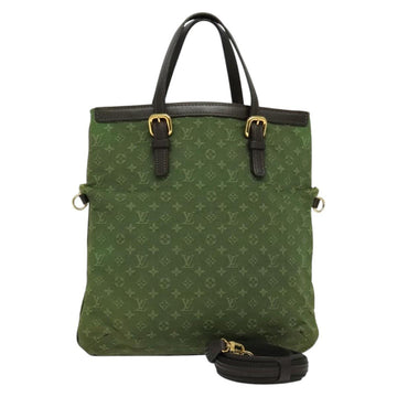 LOUIS VUITTON Monogram Mini Françoise 2Way Tote Bag TST Khaki M92422 Auth 131309
