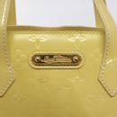 LOUIS VUITTON Monogram Vernis Wilshire PM Hand Bag Broncorail M91452 Auth 131311-17