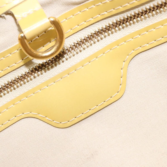 LOUIS VUITTON Monogram Vernis Wilshire PM Hand Bag Broncorail M91452 Auth 131311