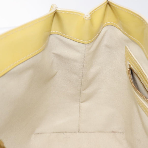 LOUIS VUITTON Monogram Vernis Wilshire PM Hand Bag Broncorail M91452 Auth 131311