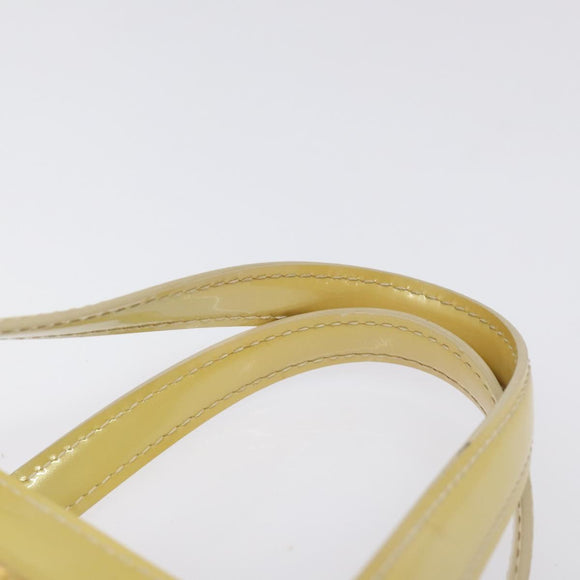 LOUIS VUITTON Monogram Vernis Wilshire PM Hand Bag Broncorail M91452 Auth 131311