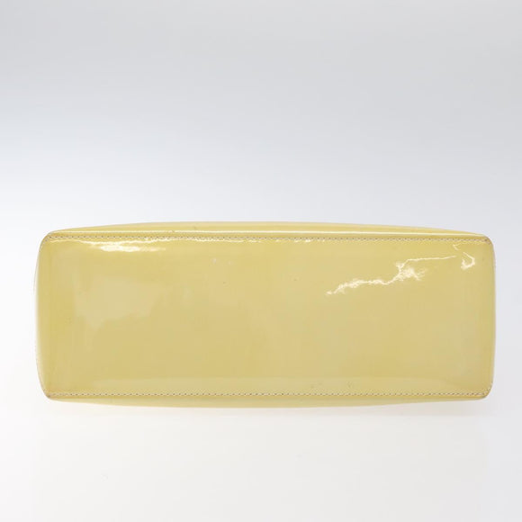 LOUIS VUITTON Monogram Vernis Wilshire PM Hand Bag Broncorail M91452 Auth 131311