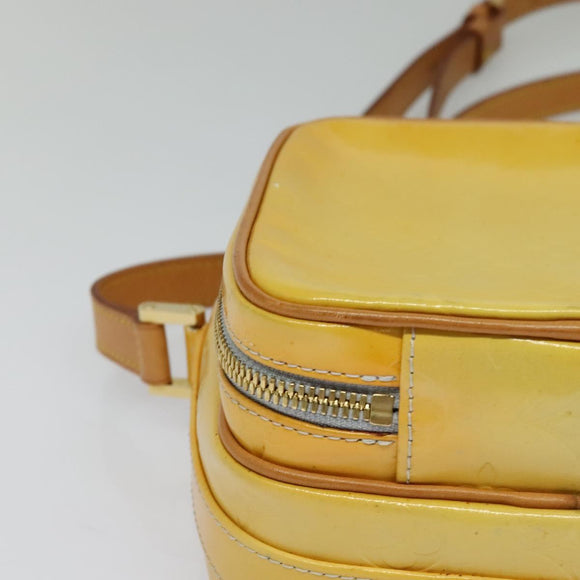 LOUIS VUITTON Monogram Vernis Wooster Shoulder Bag Gris M91036 LV Auth 131312