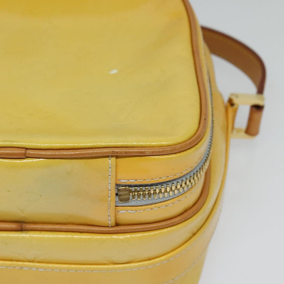 LOUIS VUITTON Monogram Vernis Wooster Shoulder Bag Gris M91036 LV Auth 131312