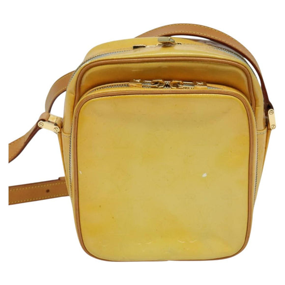 LOUIS VUITTON Monogram Vernis Wooster Shoulder Bag Gris M91036 LV Auth 131312