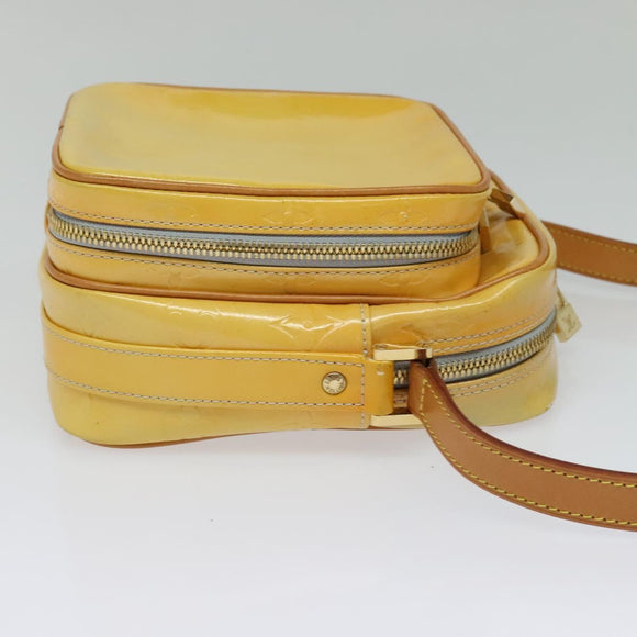 LOUIS VUITTON Monogram Vernis Wooster Shoulder Bag Gris M91036 LV Auth 131312