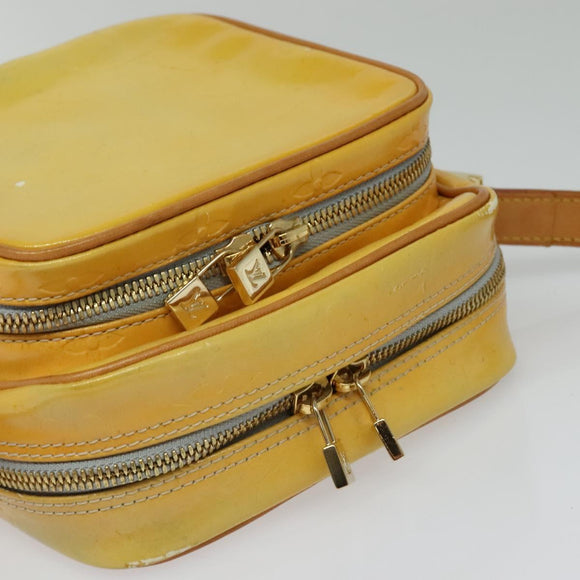 LOUIS VUITTON Monogram Vernis Wooster Shoulder Bag Gris M91036 LV Auth 131312