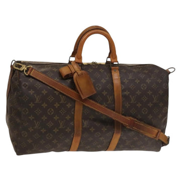 LOUIS VUITTON Monogram Keepall Bandouliere 50 Boston Bag M41416 LV Auth 131315