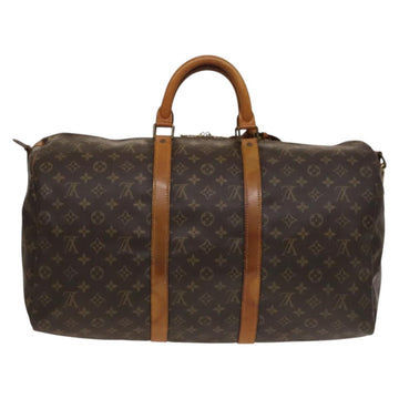LOUIS VUITTON Monogram Keepall Bandouliere 50 Boston Bag M41416 LV Auth 131315 - 0