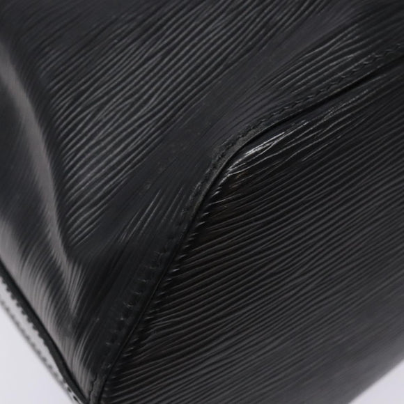 LOUIS VUITTON Epi Sac Depaule GM Shoulder Bag Black M80155 LV Auth 131326