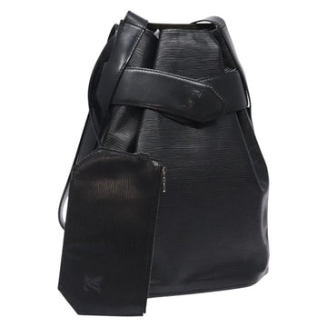 LOUIS VUITTON Epi Sac Depaule GM Shoulder Bag Black M80155 LV Auth 131326