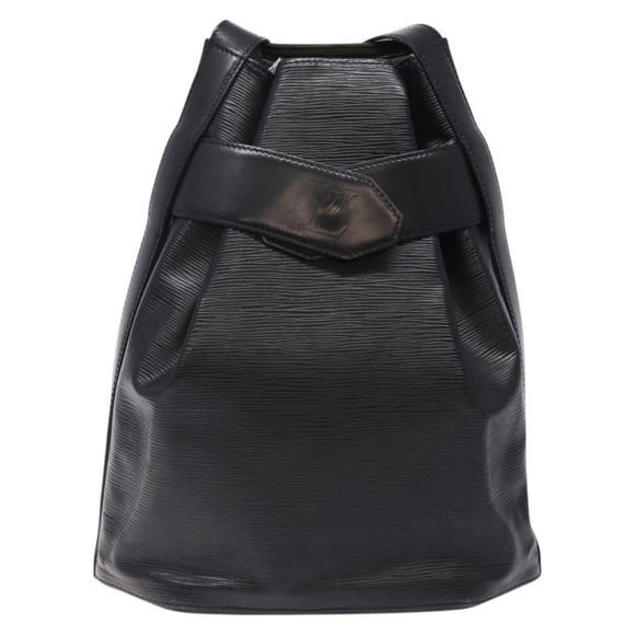 LOUIS VUITTON Epi Sac Depaule GM Shoulder Bag Black M80155 LV Auth 131326