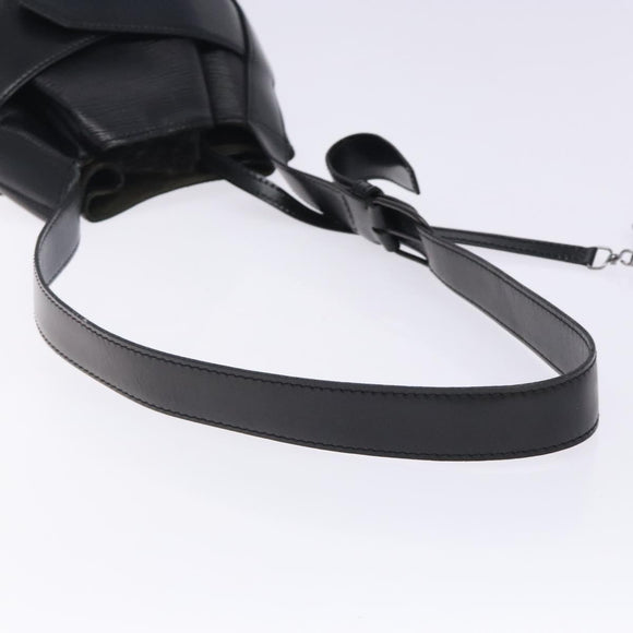 LOUIS VUITTON Epi Sac Depaule GM Shoulder Bag Black M80155 LV Auth 131326