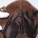 GUCCI GG Canvas Tote Bag Purple Silver 31244 Auth 131330-19