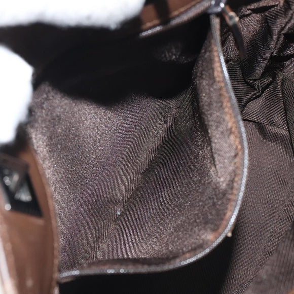 GUCCI GG Canvas Tote Bag Purple Silver 31244 Auth 131330