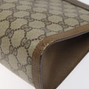 GUCCI GG Supreme Web Sherry Line Bag PVC Beige Green Red 89 01 033 Auth 131335-15