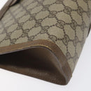 GUCCI GG Supreme Web Sherry Line Bag PVC Beige Green Red 89 01 033 Auth 131335-16