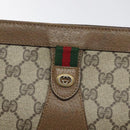 GUCCI GG Supreme Web Sherry Line Bag PVC Beige Green Red 89 01 033 Auth 131335-8