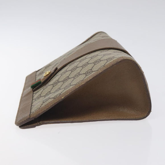 GUCCI GG Supreme Web Sherry Line Bag PVC Beige Green Red 89 01 033 Auth 131335