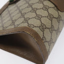 GUCCI GG Supreme Web Sherry Line Bag PVC Beige Green Red 89 01 033 Auth 131335-14