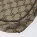 GUCCI GG Supreme Web Sherry Line Bag PVC Beige Green Red 156 01 034 Auth 131336-15