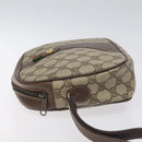 GUCCI GG Supreme Web Sherry Line Bag PVC Beige Green Red 156 01 034 Auth 131336-4