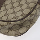 GUCCI GG Supreme Web Sherry Line Bag PVC Beige Green Red 156 01 034 Auth 131336-7