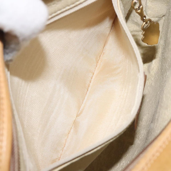 GUCCI Micro GG Canvas Web Sherry Line Shoulder Bag Black Gold Auth 131340