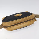 GUCCI Micro GG Canvas Web Sherry Line Shoulder Bag Black Gold Auth 131340-6