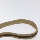 GUCCI Micro GG Canvas Web Sherry Line Shoulder Bag Black Gold Auth 131340-14