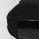 GUCCI Bamboo Hand Bag Nylon 2way Black Silver 001 2404 15770 Auth 131343-9